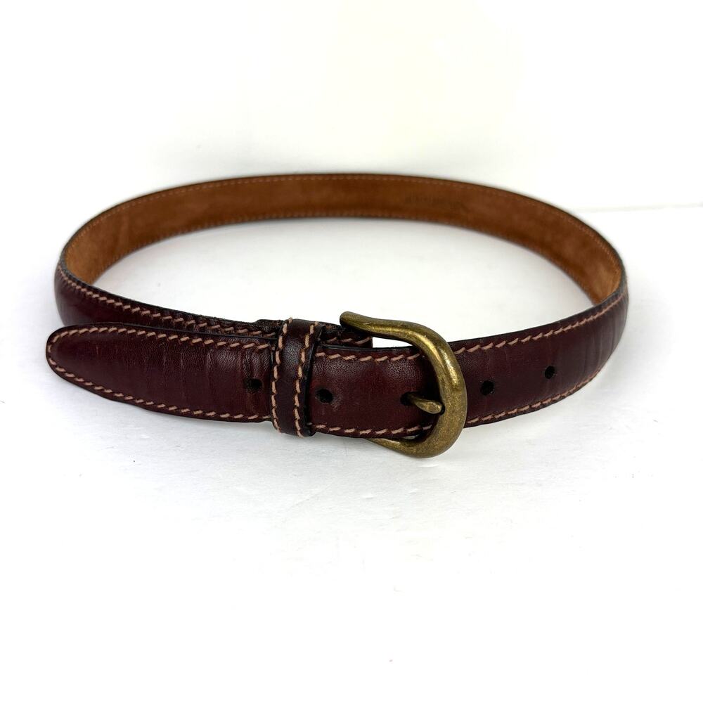 John Henry Leather 1" Belt 34 Brown